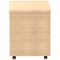 Impulse 3 Drawer Mobile Pedestal, Maple