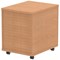 Impulse 2 Drawer Mobile Pedestal, Oak