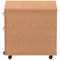 Impulse 2 Drawer Mobile Pedestal, Oak