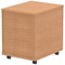 Impulse 3 Drawer Mobile Pedestal, Oak