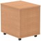 Impulse 3 Drawer Mobile Pedestal, Oak