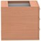 Impulse Fixed 3 Drawer Pedestal, Beech