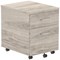 Impulse Mobile 2 Drawer Pedestal - Grey Oak