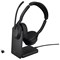 Jabra Evolve2 55 Stereo On-ear Headset USB-C with Charging Stand Bluetooth ANC MS 25599-999-889