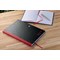 Black n' Red Hardback Casebound Recycled Notebook, A4, Ruled, 192 Pages, Pack of 2