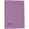 Guildhall Front Pocket Transfer Files, 315gsm, Foolscap, Purple, Pack of 25