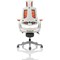 Zure Elastomer Executive Chair with Headrest, Orange