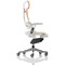 Zure Elastomer Executive Chair with Headrest, Orange