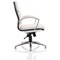 Classic Executive Chair Medium Back White With Arms With Chrome Glides