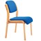 Jemini Wood Frame Chair, Blue