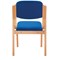 Jemini Wood Frame Chair, Blue