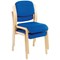 Jemini Wood Frame Chair, Blue