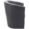 Avior Vinyl Tub Chair, Black