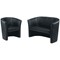 Avior Vinyl Tub Chair, Black