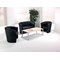 Avior Vinyl Tub Chair, Black