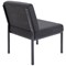 Jemini Reception Chair, Charcoal