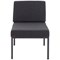 Jemini Reception Chair, Charcoal