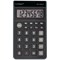 Q-Connect 8 Digit Pocket Calculator, Black