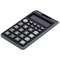 Q-Connect 8 Digit Pocket Calculator, Black