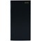 Q-Connect Slim Portrait Desk Diary, Week To View, Black, 2025