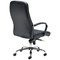 Jemini Ares High Back Leather Look Executive Chair, Black