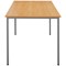 Jemini Rectangular Table, 1600x800x730mm, Beech