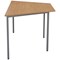 Jemini Trapezoidal Multipurpose Table, 1600x800x730mm, Beech