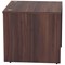 Jemini Reception Modular Straight Desk Unit, 800x800x740mm, Walnut