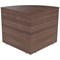 Jemini Reception Modular Corner Desk Unit, 800x800x740mm, Walnut