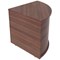 Jemini Reception Modular Corner Desk Unit, 800x800x740mm, Walnut