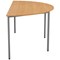 Jemini Semi Circular Multipurpose Table, 1600x800x730mm, Beech