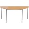 Jemini Semi Circular Multipurpose Table, 1600x800x730mm, Beech