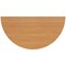 Jemini Semi Circular Multipurpose Table, 1600x800x730mm, Beech