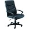 Jemini Hudson High Back Leather Look Executive Chair, Black