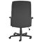 Jemini Hudson High Back Leather Look Executive Chair, Black