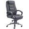 Avior Tuscany High Back Leather Executive Chair, Black