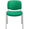 Jemini Ultra Multipurpose Chrome Frame Stacking Chair, Green