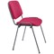 Jemini Ultra Multipurpose Black Frame Stacking Chair, Burgundy