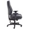 Avior Lucania High Back Leather Task Chair, Black