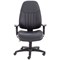 Avior Lucania High Back Leather Task Chair, Black