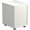 Jemini 2 Drawer Mobile Pedestal, White