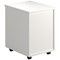 Jemini 3 Drawer Mobile Pedestal, White