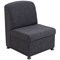 Arista Modular Reception Chair, Charcoal