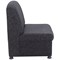 Arista Modular Reception Chair, Charcoal