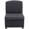 Arista Modular Reception Chair, Charcoal