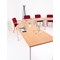 Jemini Rectangular Table, 1200x800x730mm, Beech