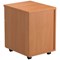 Jemini 3 Drawer Mobile Pedestal, Beech