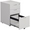 First 3 Drawer Under Desk Pedestal, White