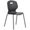 Titan Arc Four Leg Classroom Chair, Size 6, Anthracite