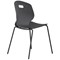 Titan Arc Four Leg Classroom Chair, Size 6, Anthracite